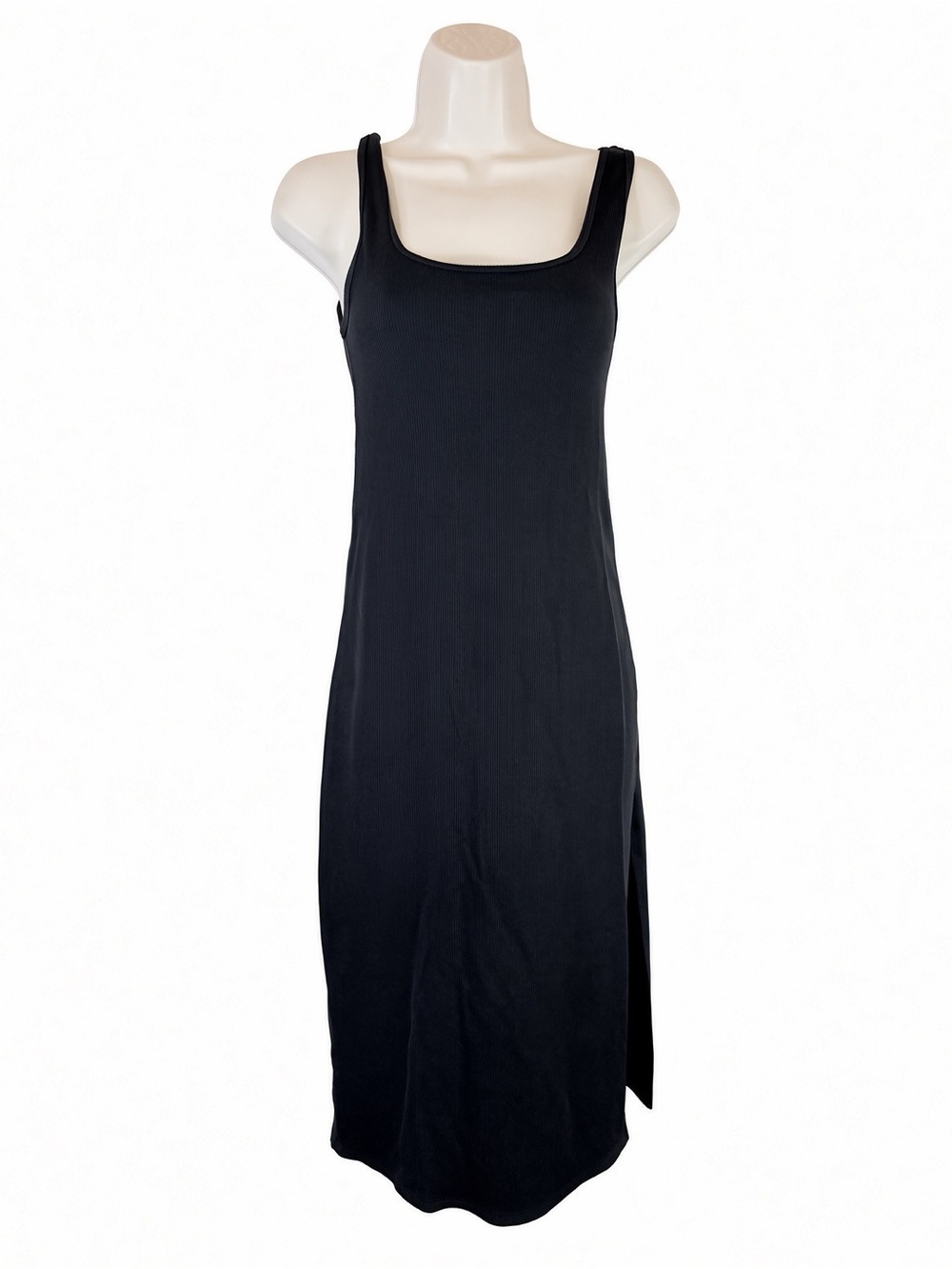Abercrombie & Fitch Women’s S Black Ribbed Midi Dress